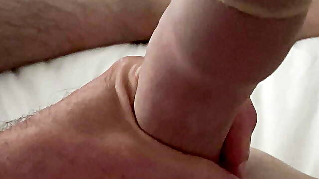 Hard cock in nylons 
