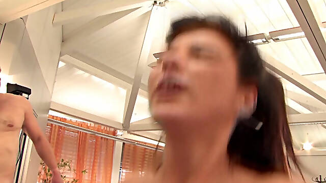 Ebony Lady and Her French Friend Fucked Together