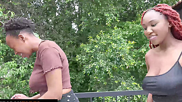 I swore to never fuck two BLACK STEPSISTERS again... guess this THICK duo changed that rule