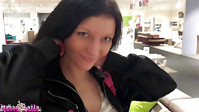 Banged in the furniture store - cumwalk extreme