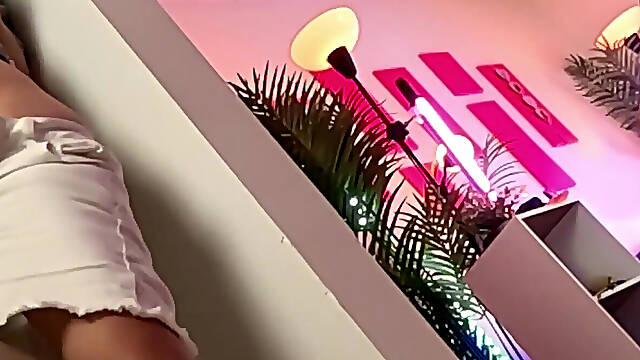 Amazing Stocking Fetish with Her Femboy with Amazing Scene!