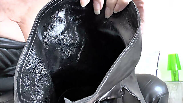 Stepson Boot Fetish! Time to Fuck Some Boots! Lady Victoria Valente