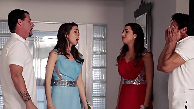 Riley Reid & Melissa Moore go wild with Bard Hart's massive cock